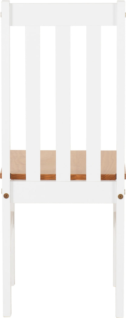 Ludlow 1+6 Dining Set - White/Oak Effect