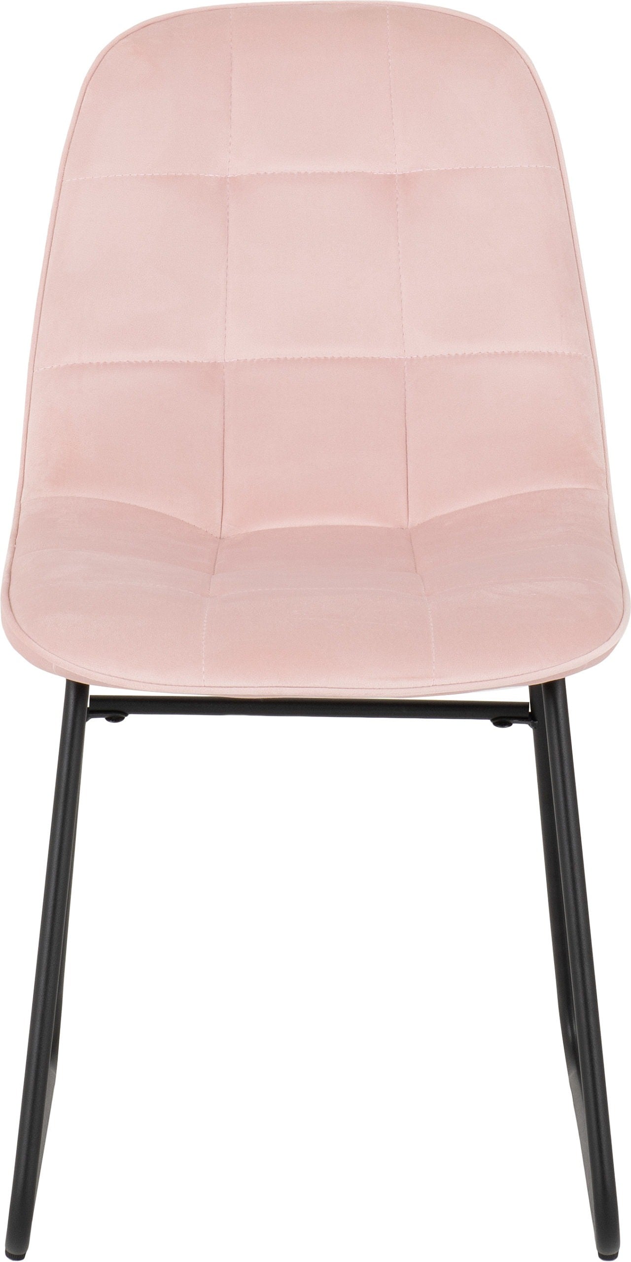 Lukas Dining Chair (X2 Per Box) - Baby Pink Velvet