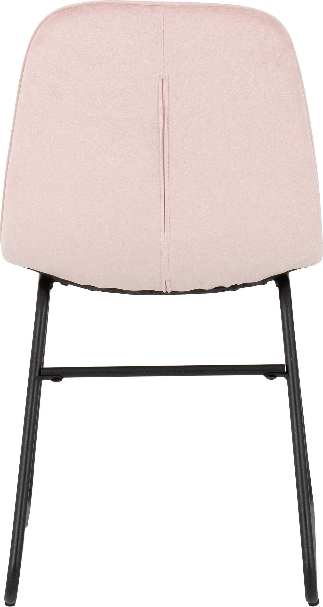 Athens Rect & Lukas Dining Set (X4 Chairs) - Concrete/Baby Pink Velvet