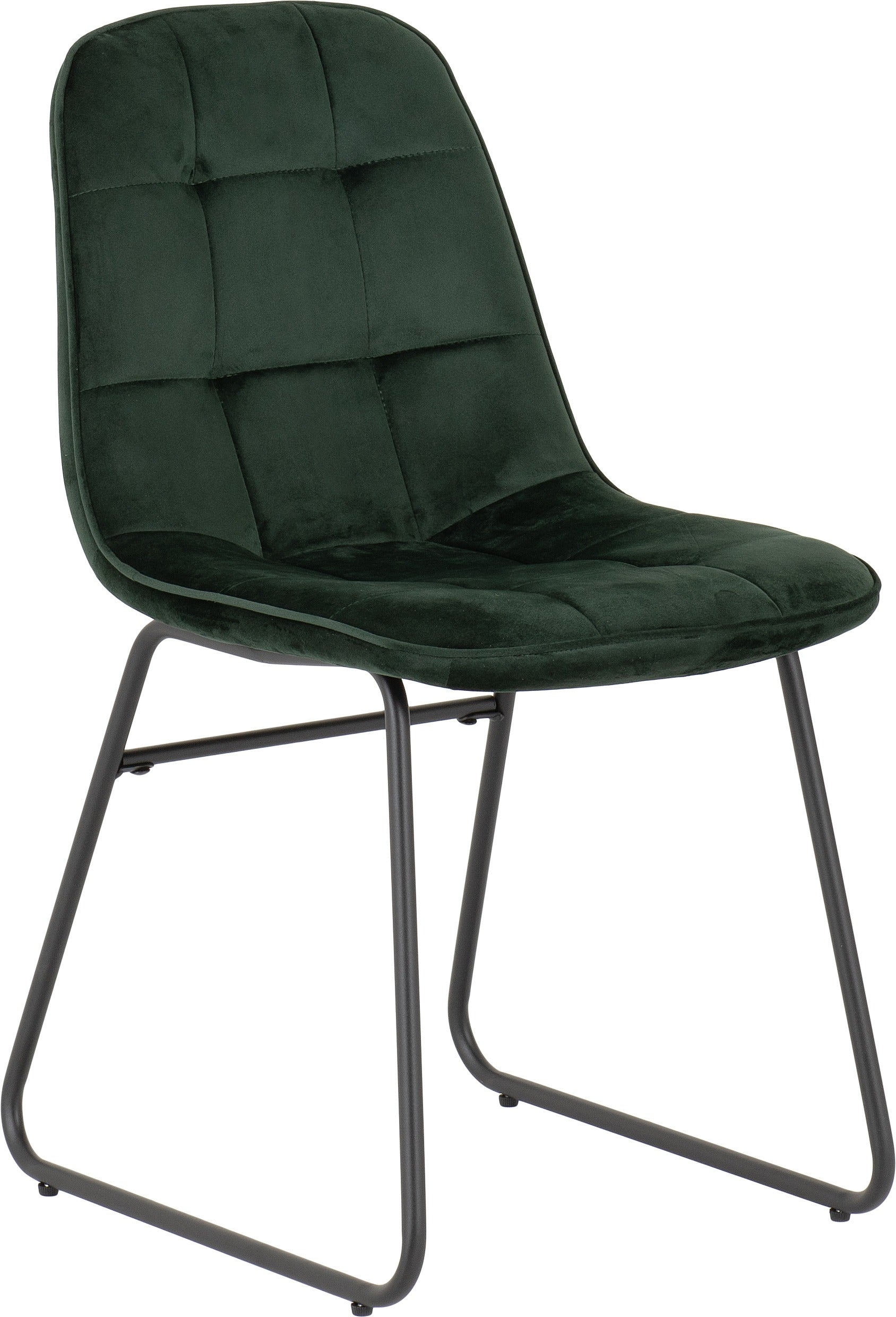 Lukas Dining Chair (X2 Per Box) - Emerald Green Velvet