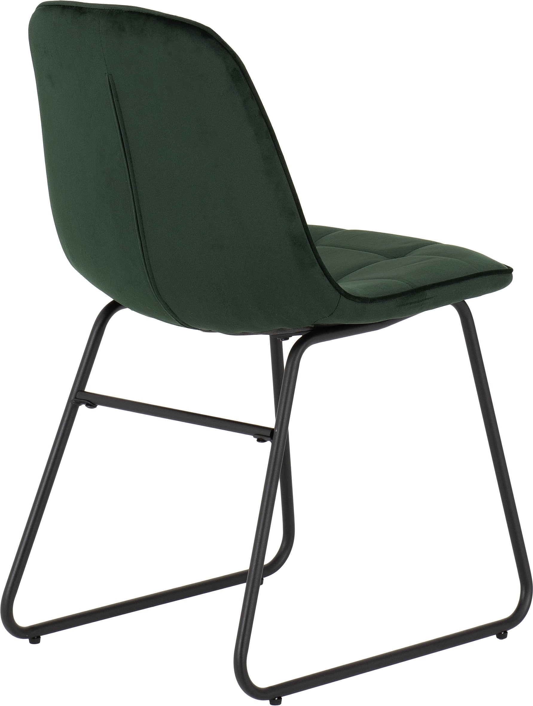Lukas Dining Chair (X2 Per Box) - Emerald Green Velvet