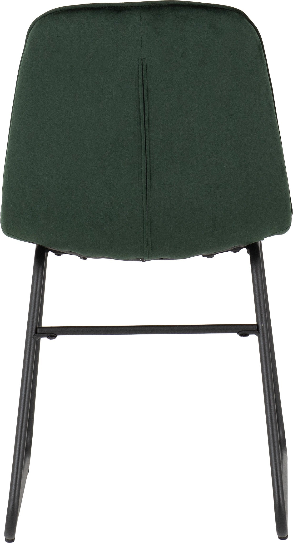 Athens Rect & Lukas Dining Set (X4 Chairs) - Concrete/Emerald Green Velvet