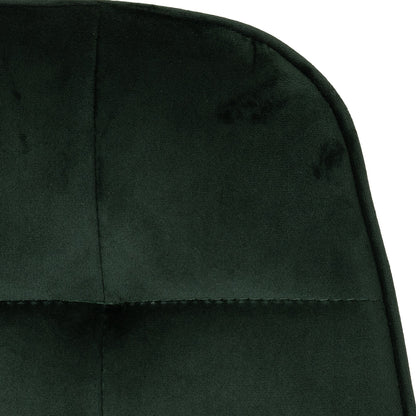 Lukas Dining Chair (X2 Per Box) - Emerald Green Velvet