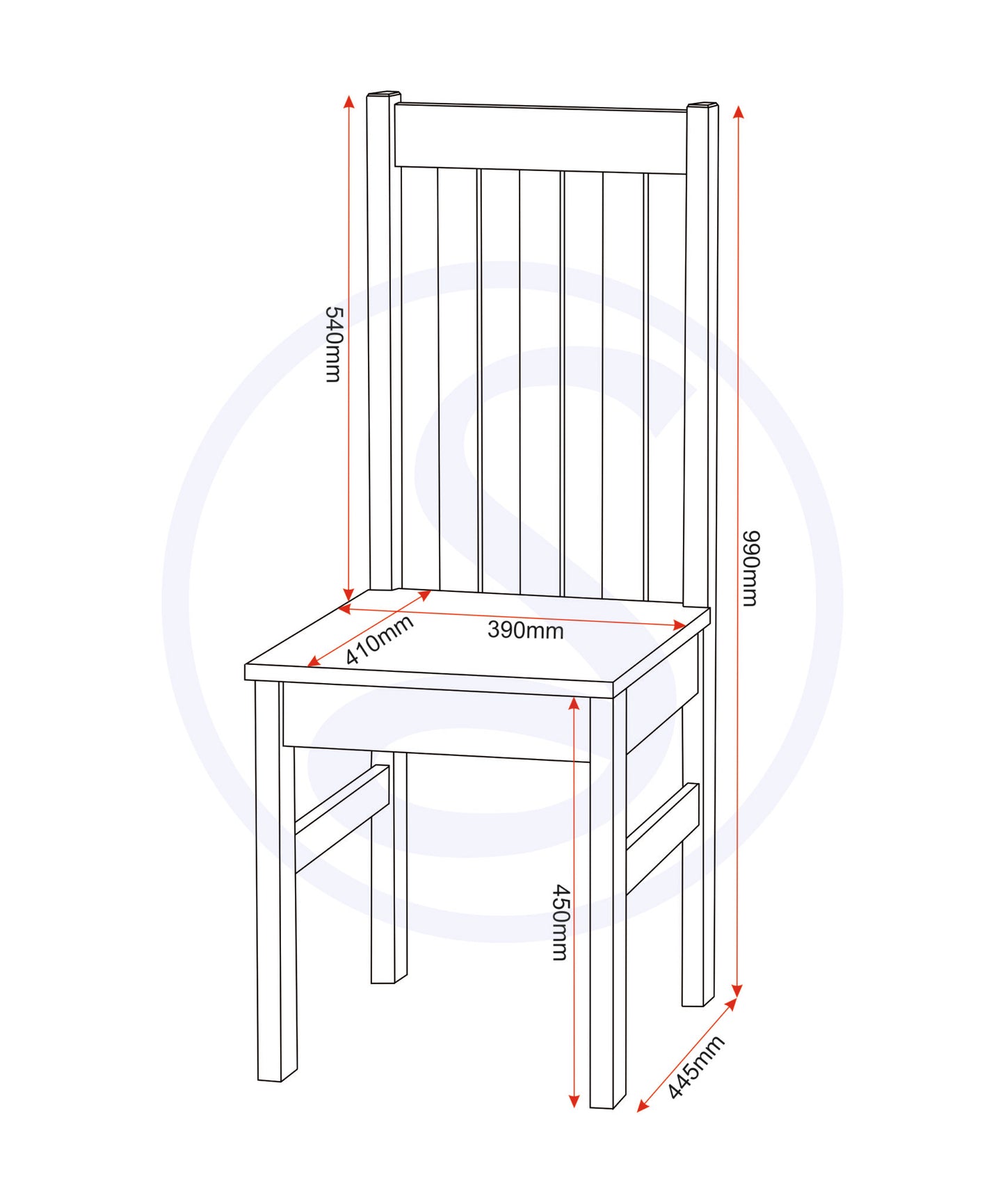 Ludlow 1+6 Dining Set - White/Oak Effect