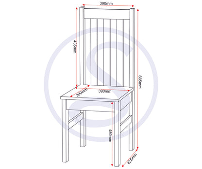 Ludlow 1+2 Dining Set - White/Oak Effect
