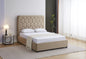 Madison 5' Bed - Fawn Velvet Fabric