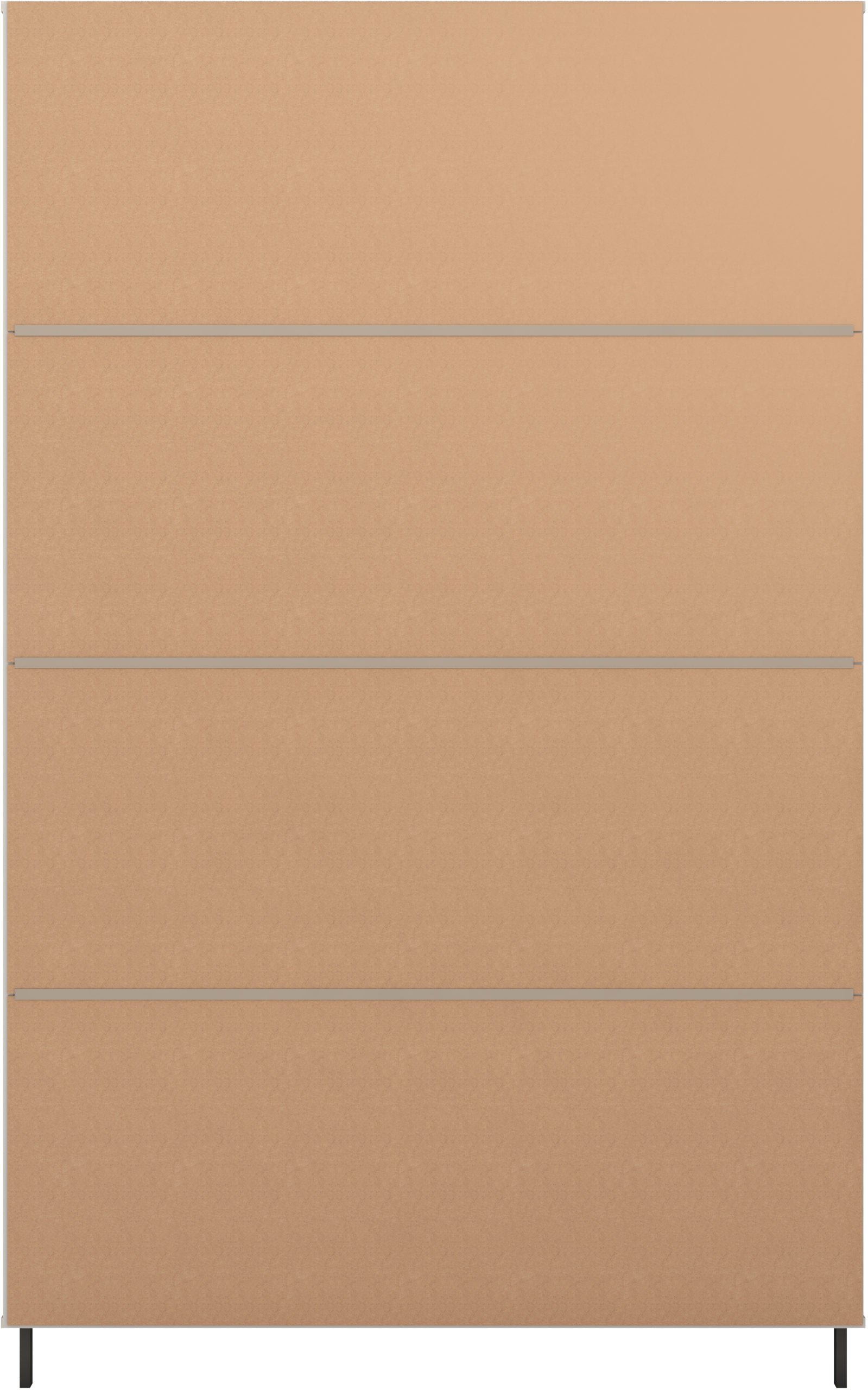 Madrid 3 Door 2 Drawer Wardrobe - Grey/White Gloss