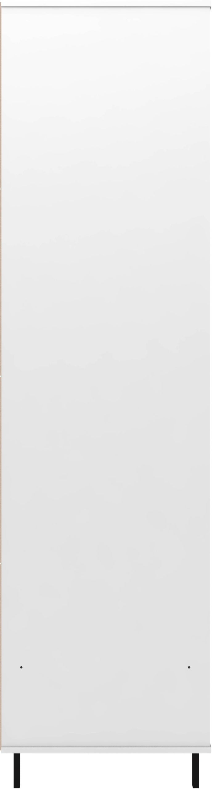 Madrid 4 Door 2 Drawer Wardrobe - Grey/White Gloss