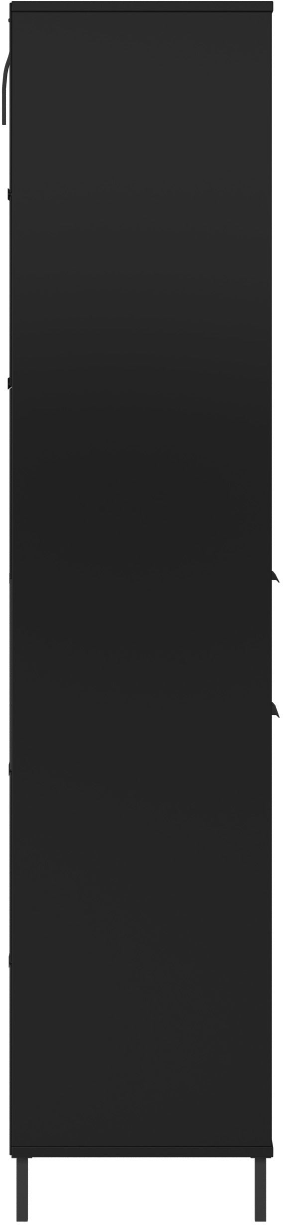 Madrid Bookcase - Black/Acacia Effect