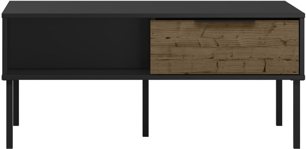 Madrid Coffee Table - Black/Acacia Effect