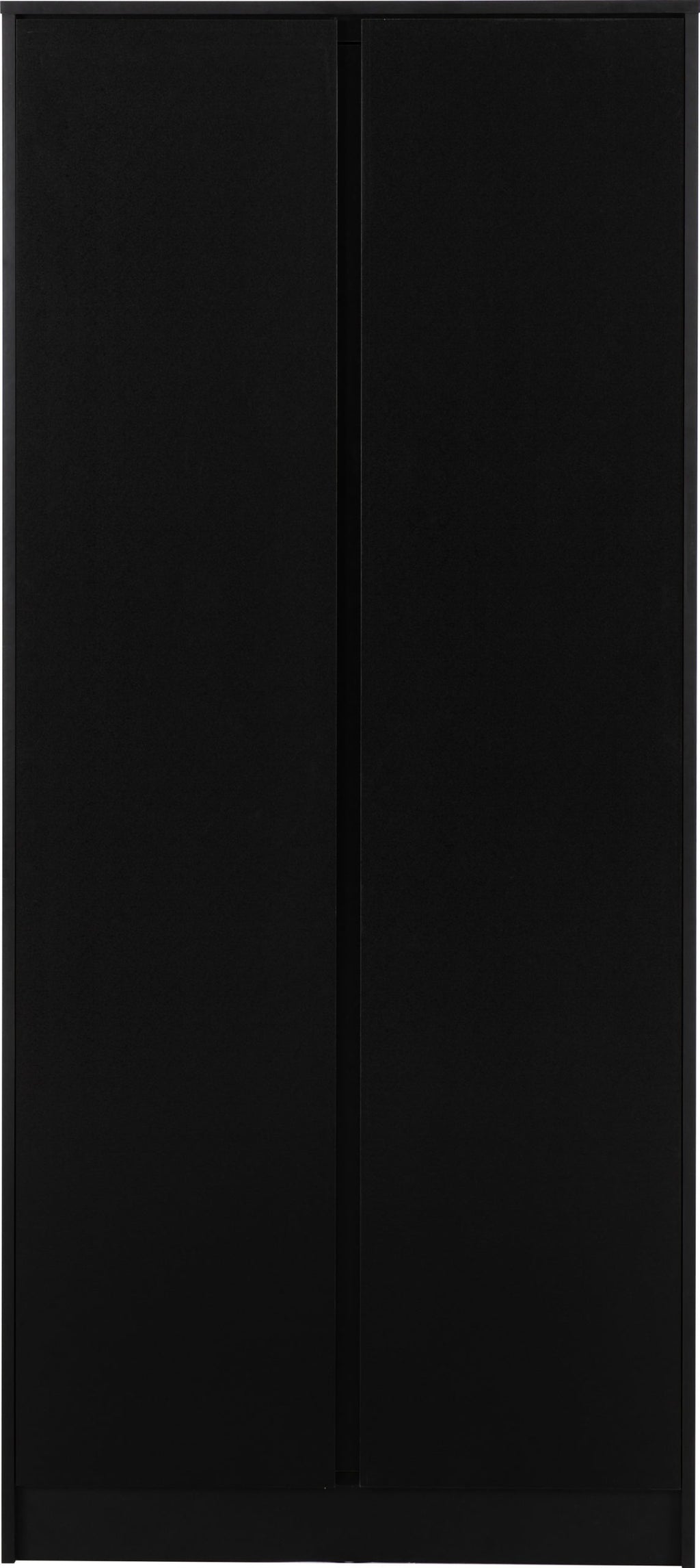 Malvern 2 Door Wardrobe - Black