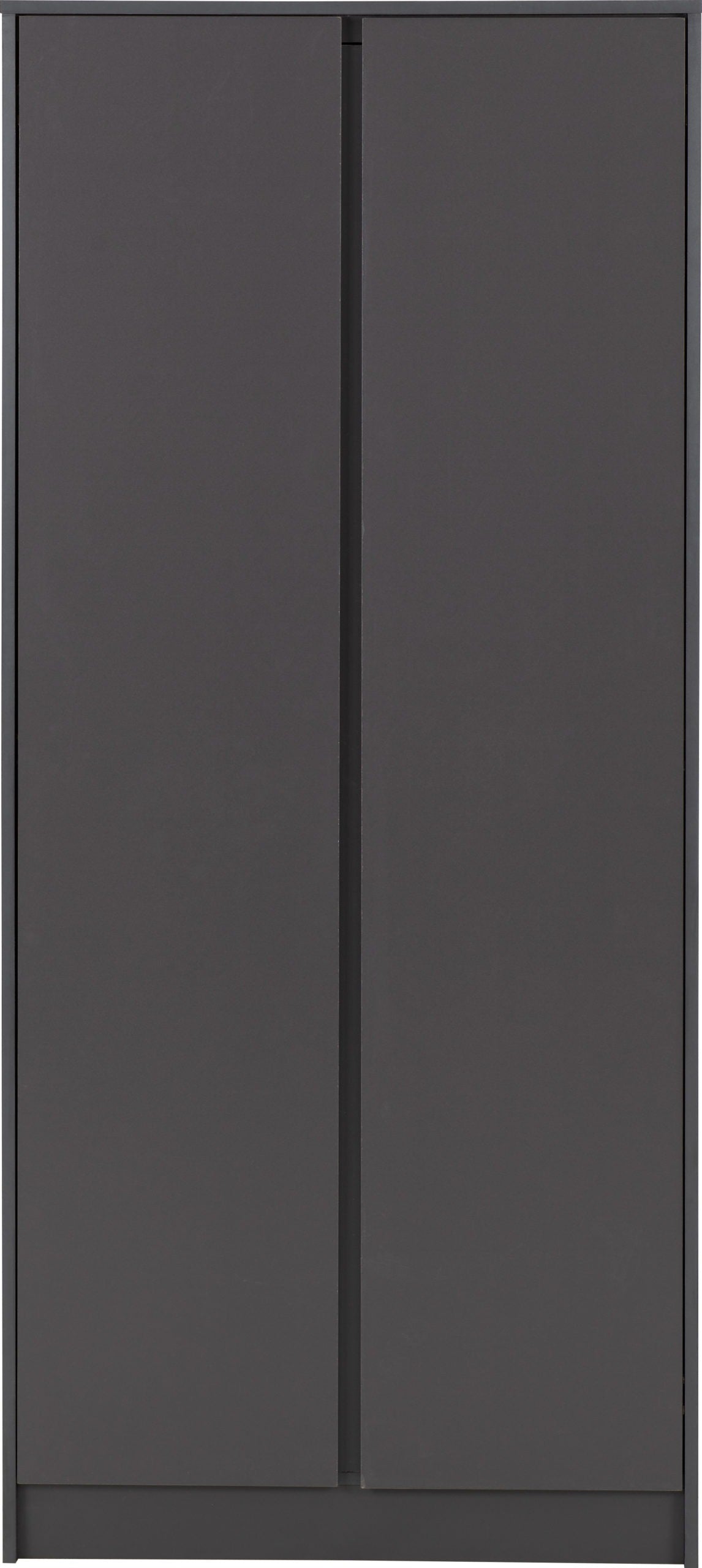 Malvern 2 Door Wardrobe - Grey