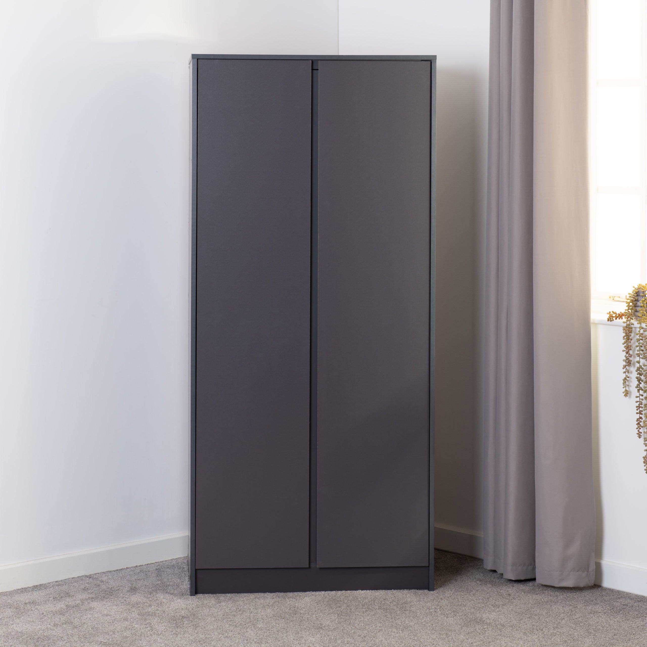 Malvern 2 Door Wardrobe - Grey