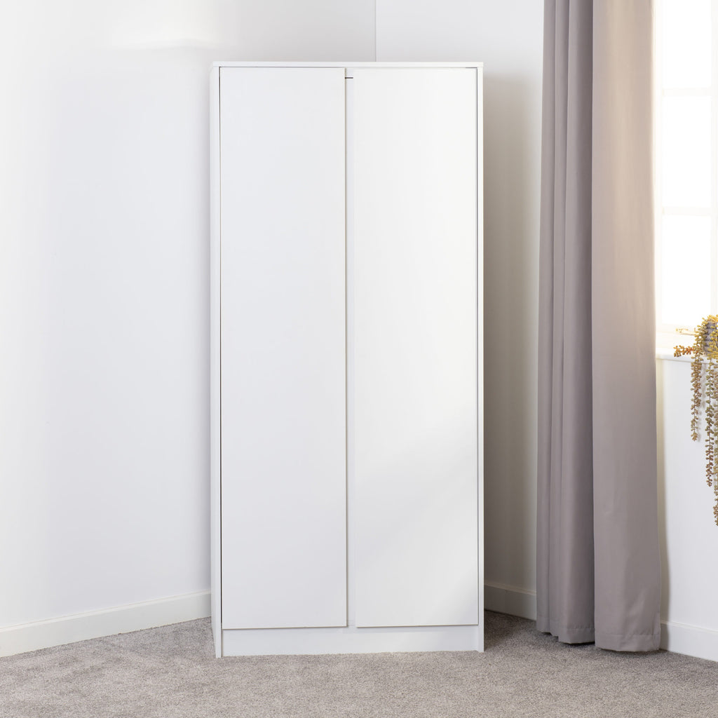 Malvern 2 Door Wardrobe - White