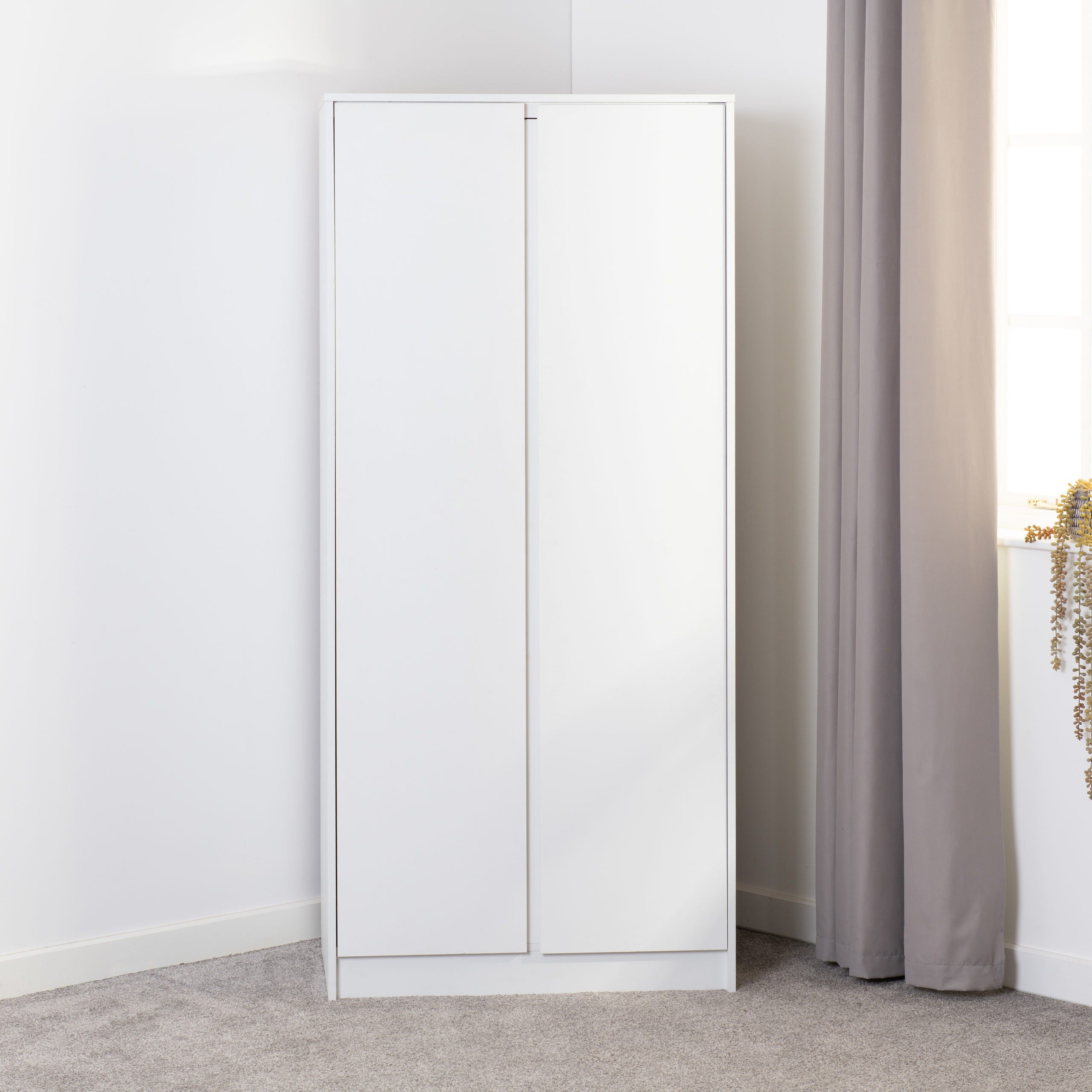 Malvern 2 Door Wardrobe - White