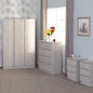 Malvern 3 Door Wardrobe Bedroom Set - Urban Snow