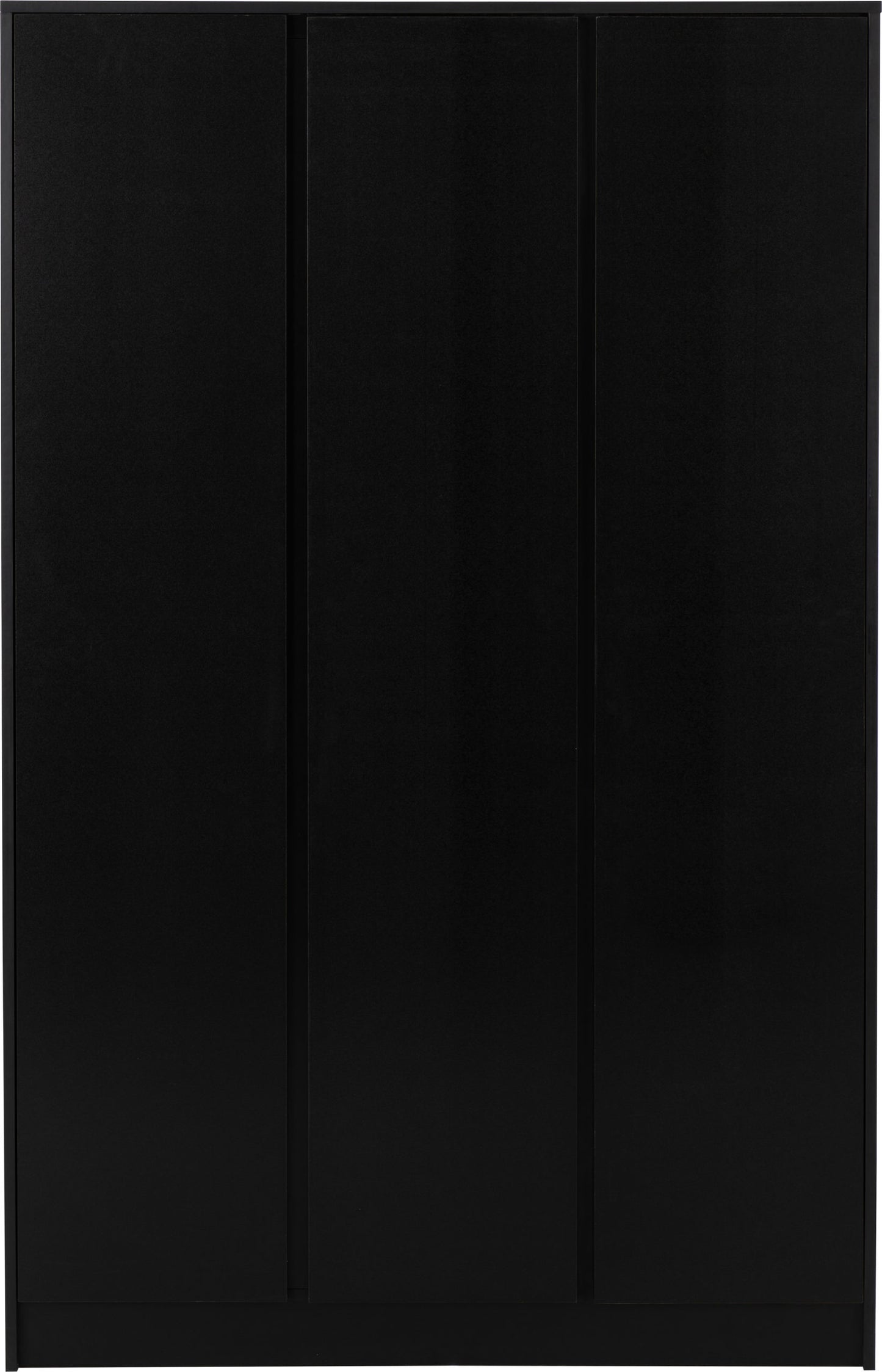 Malvern 3 Door Wardrobe - Black
