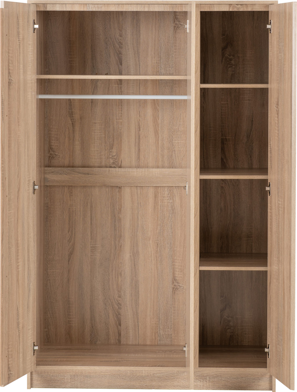 Malvern 3 Door Wardrobe - Sonoma Oak Effect