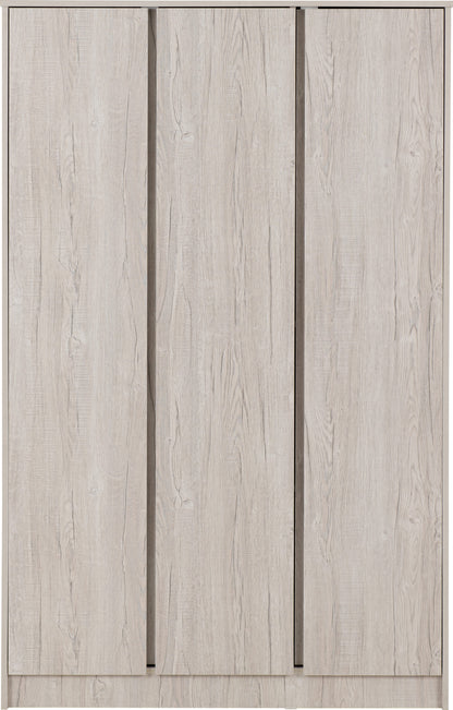 Malvern 3 Door Wardrobe - Urban Snow