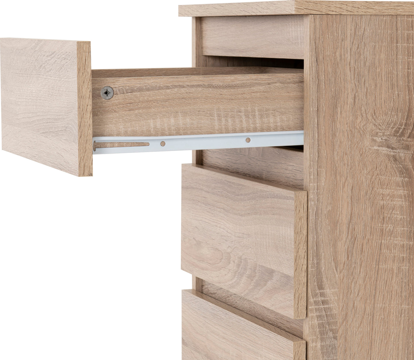 Malvern 3 Drawer Bedside X2 - Sonoma Oak Effect