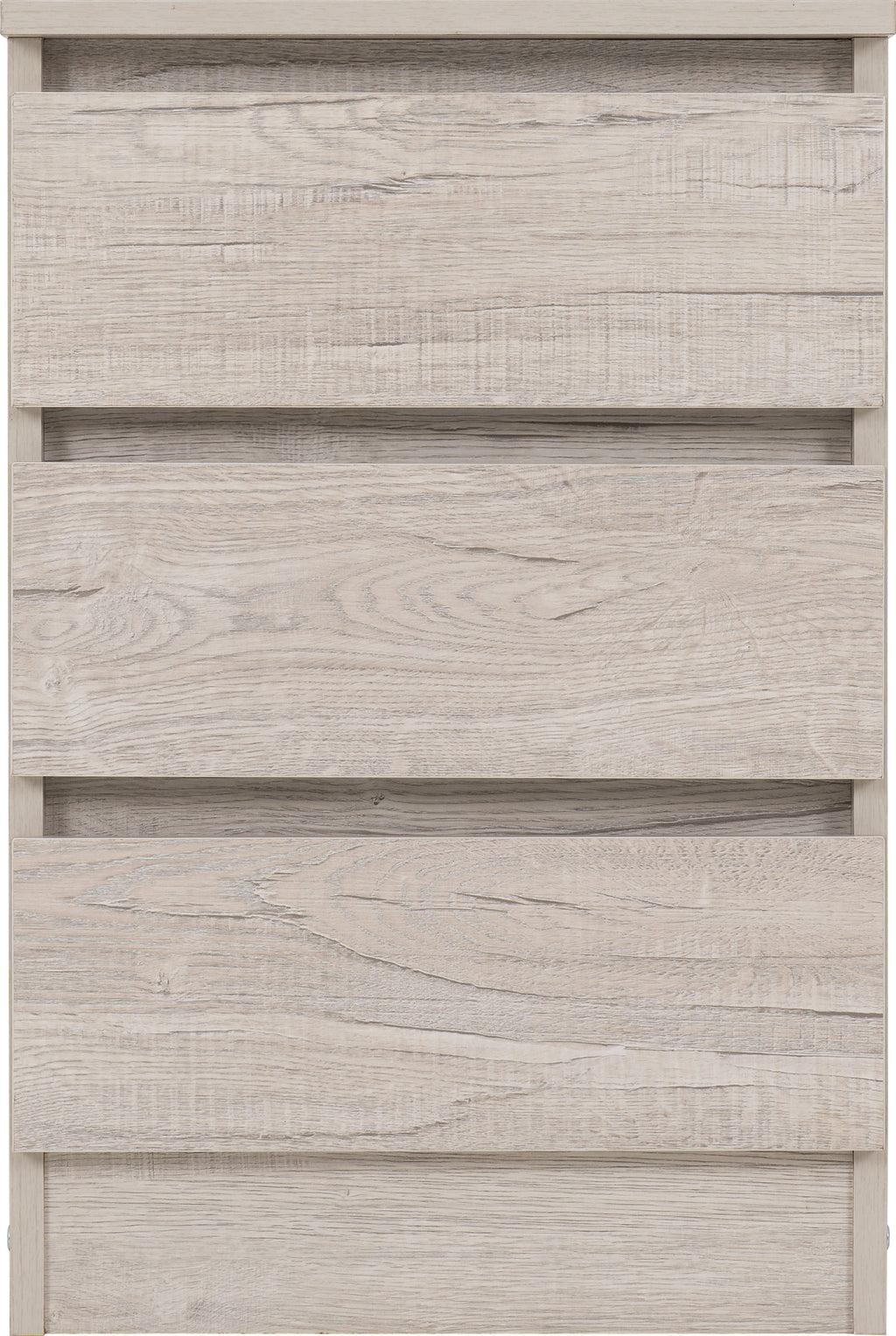 Malvern 3 Drawer Bedside - Urban Snow