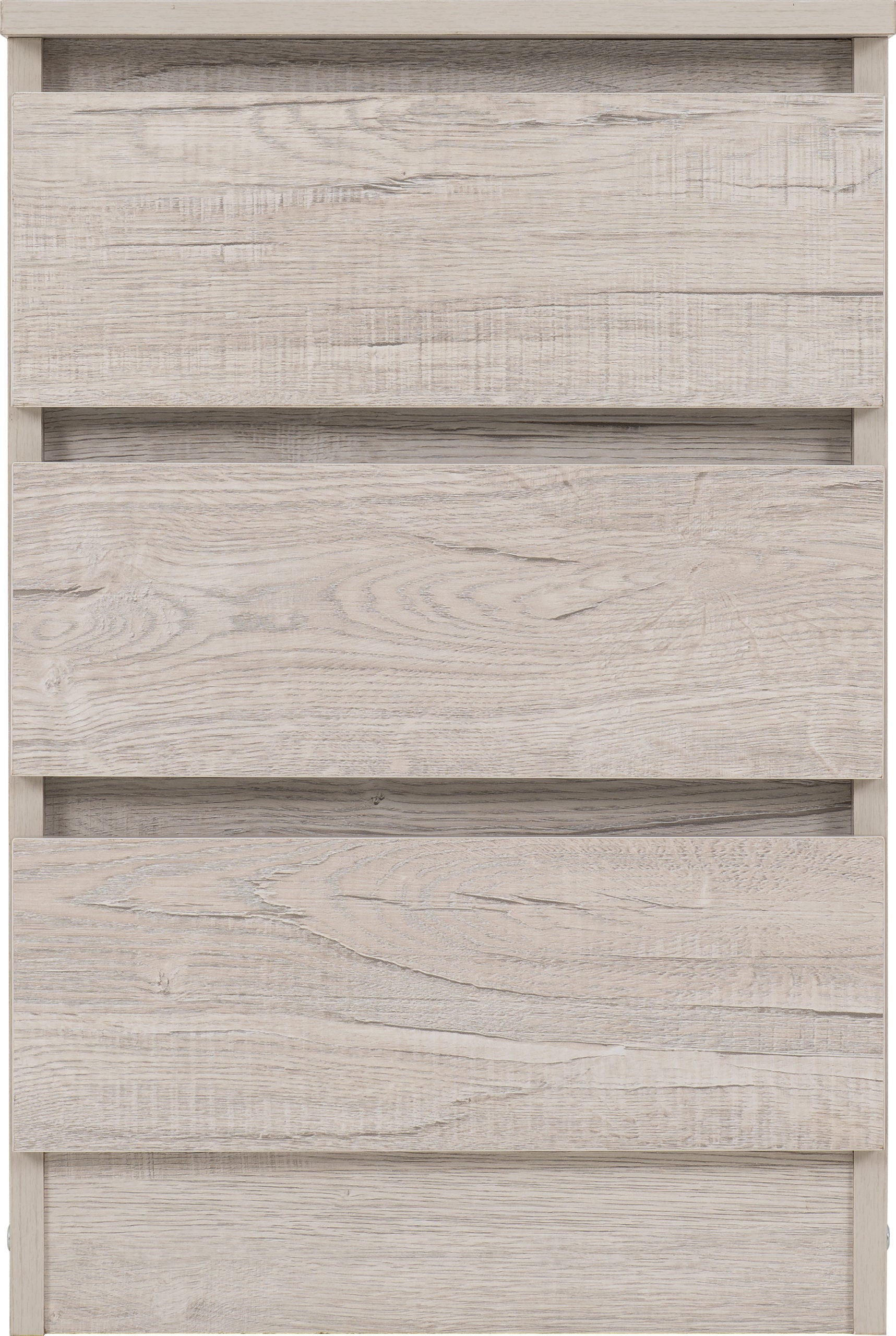 Malvern 3 Drawer Bedside - Urban Snow