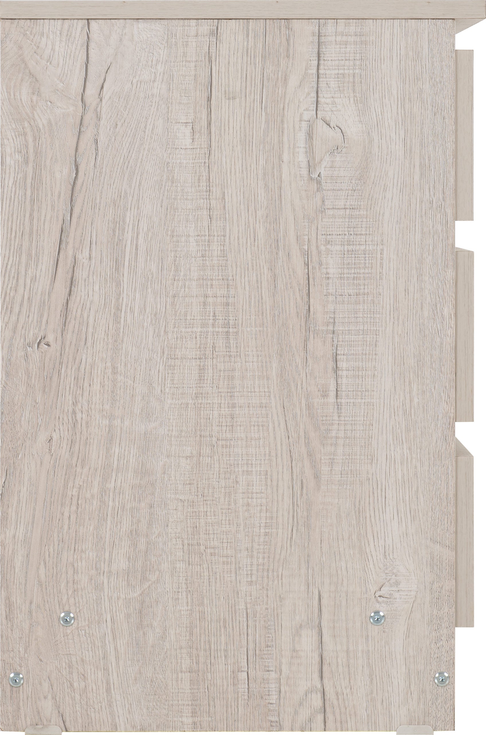 Malvern 3 Drawer Bedside - Urban Snow