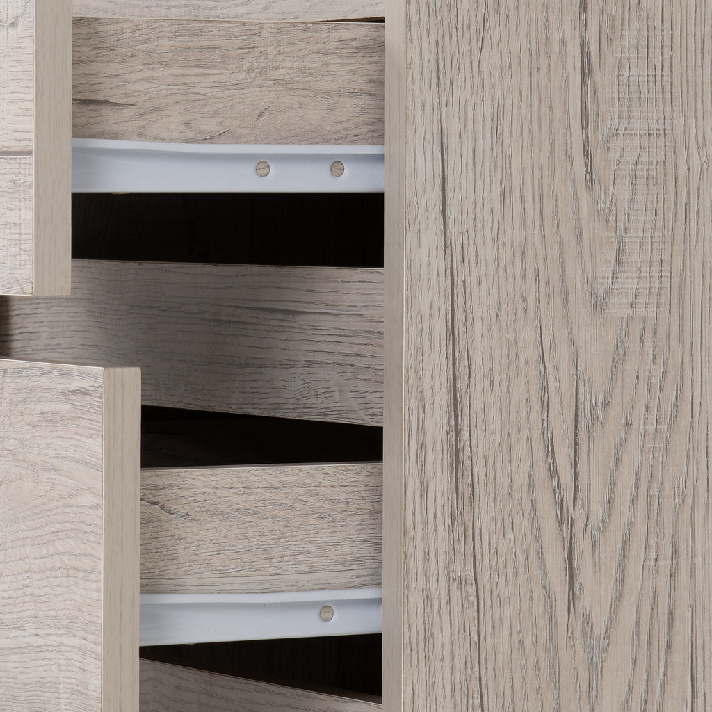 Malvern 3 Drawer Bedside - Urban Snow