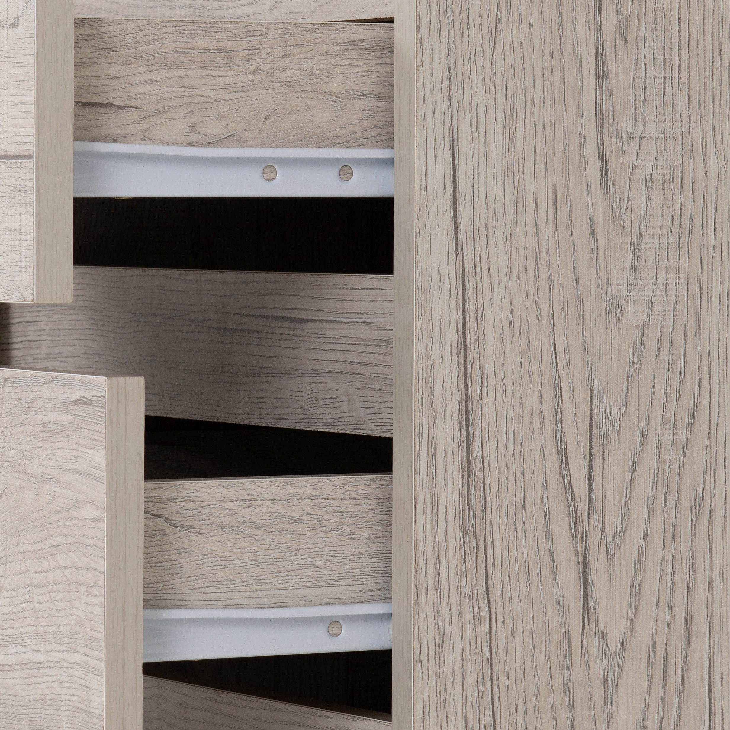 Malvern 3 Drawer Bedside - Urban Snow