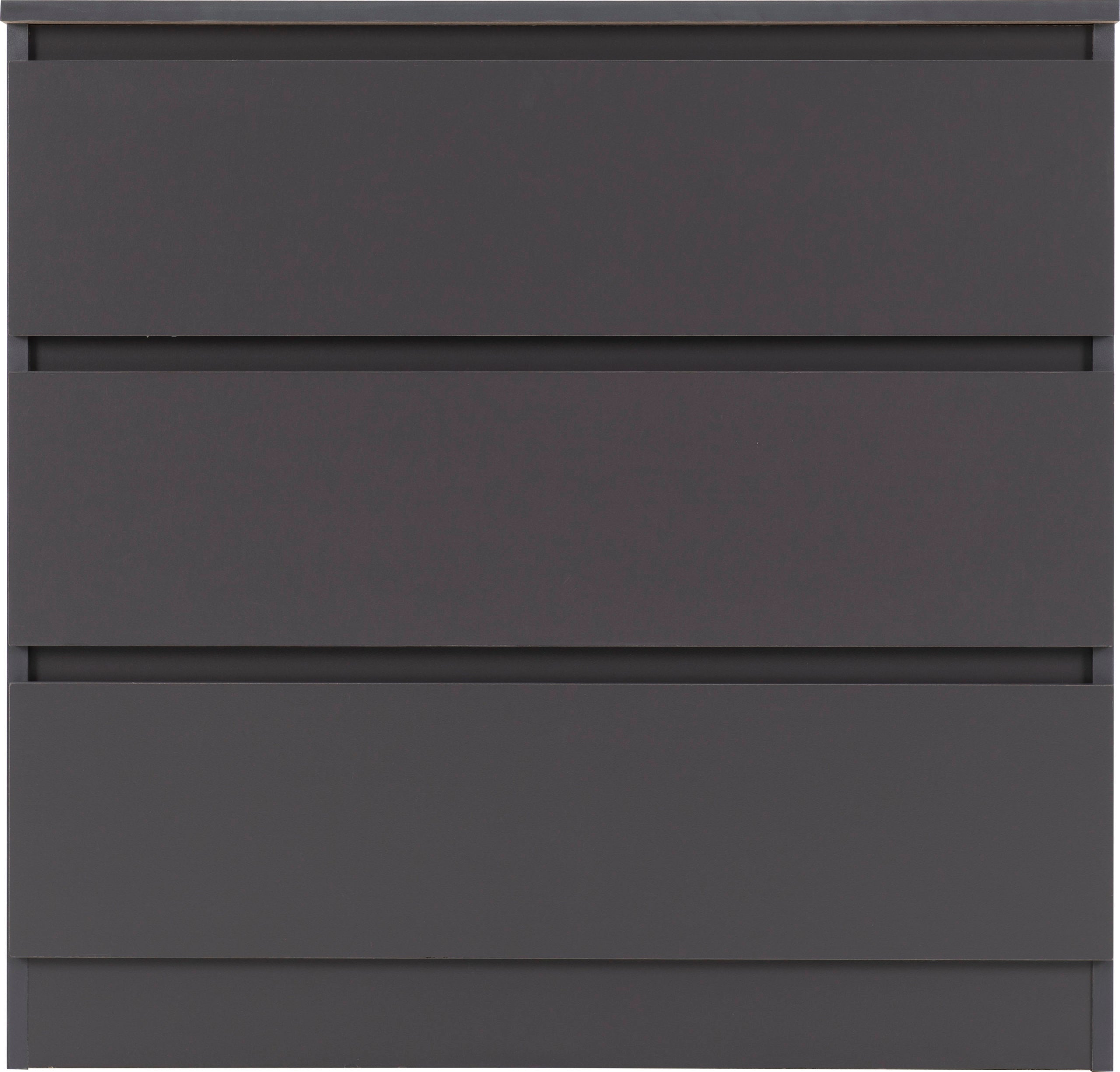 Malvern 3 Drawer Chest - Grey