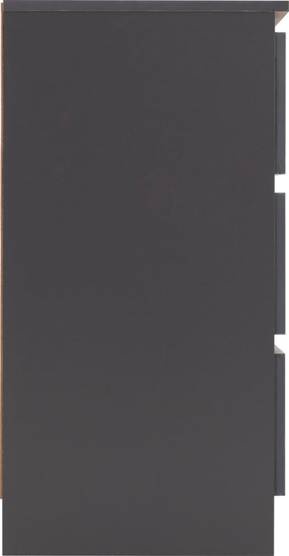 Malvern 3 Drawer Chest - Grey