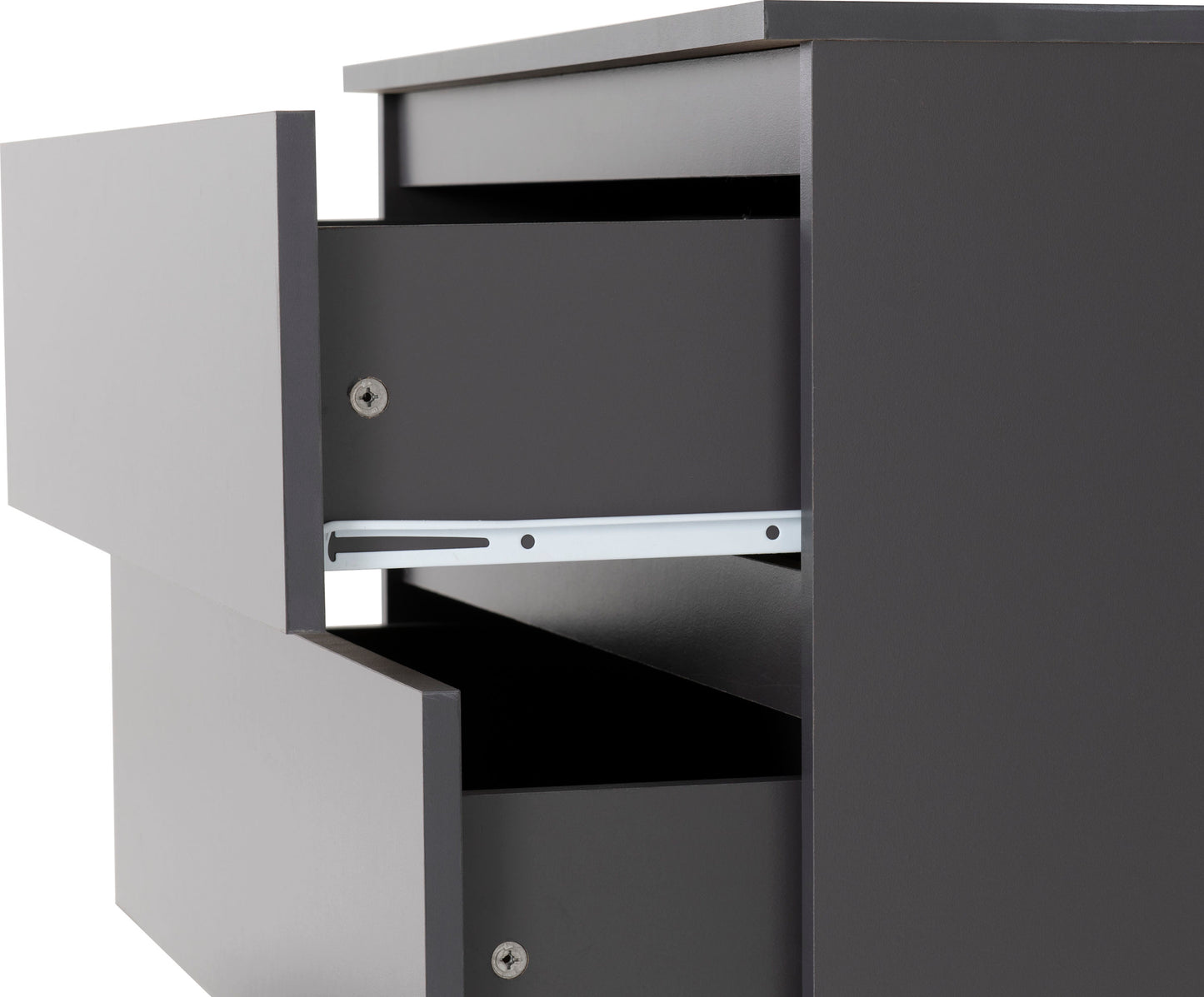 Malvern 3 Drawer Chest - Grey