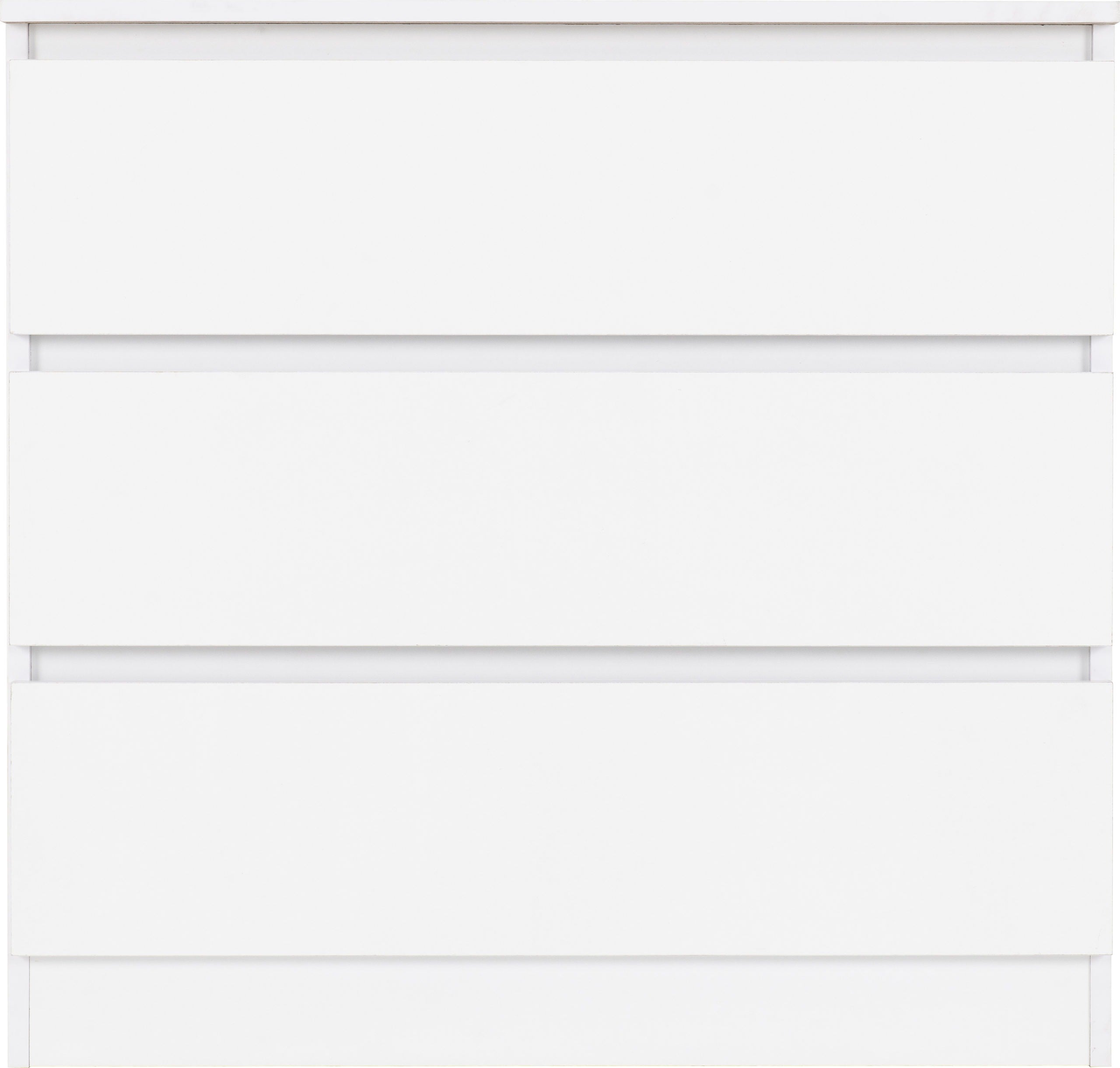 Malvern 3 Drawer Chest - White