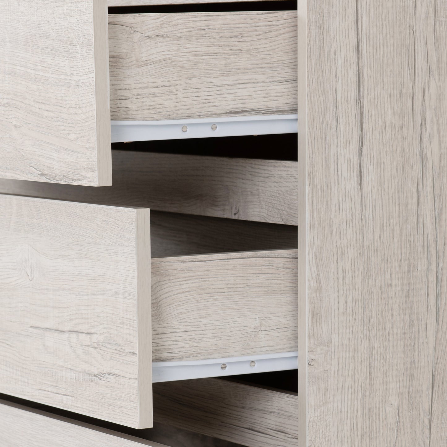 Malvern 3+2 Drawer Chest - Urban Snow