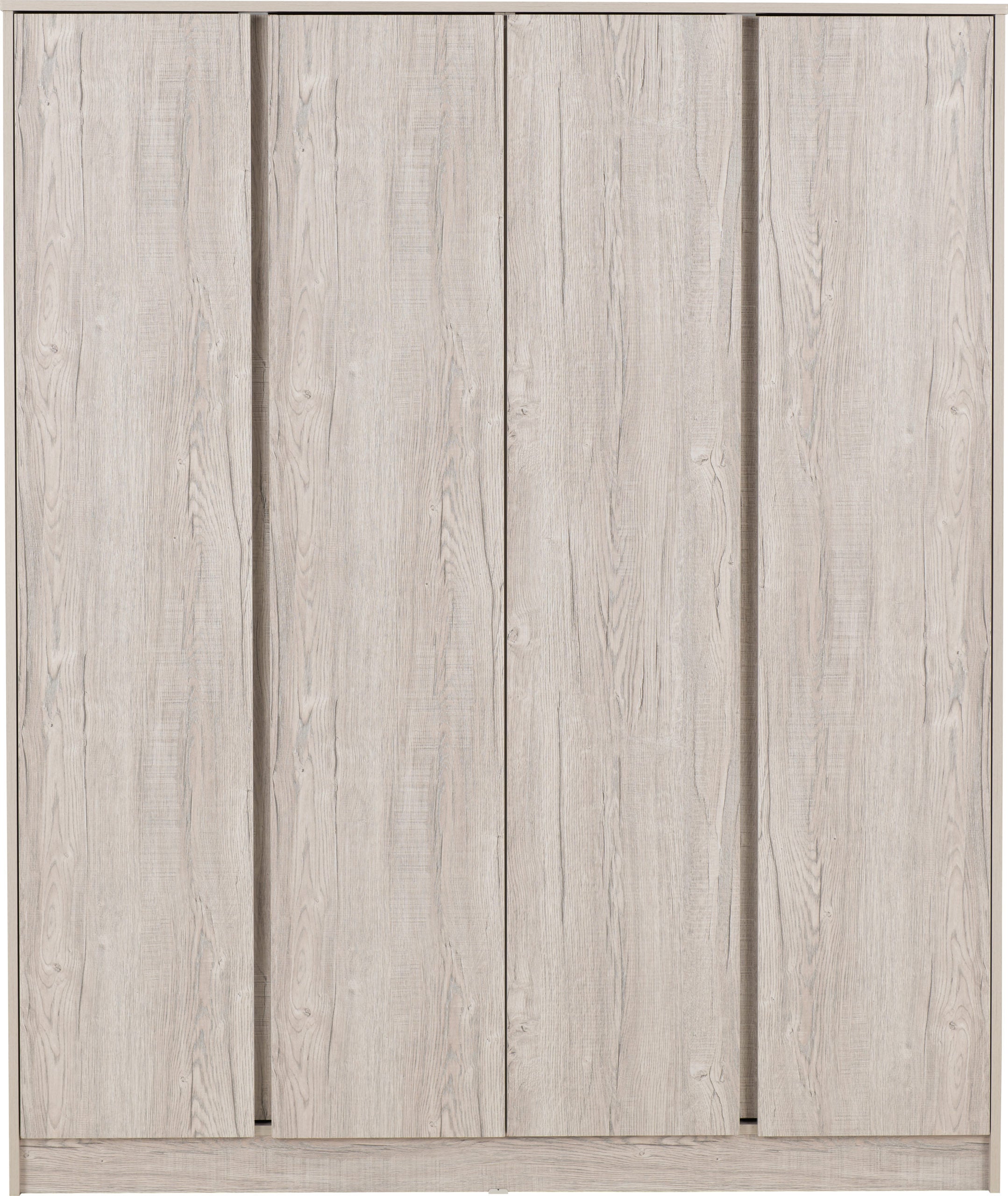 Malvern 4 Door Wardrobe - Urban Snow