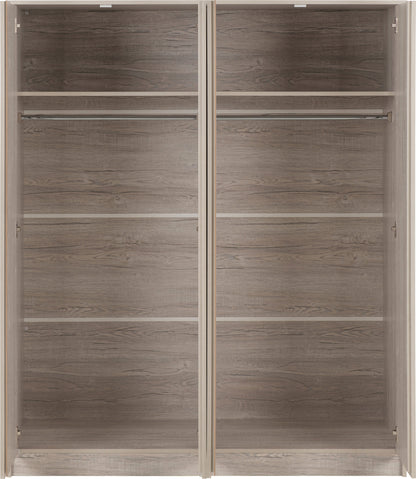 Malvern 4 Door Wardrobe - Urban Snow