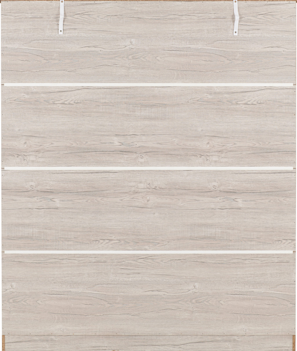 Malvern 4 Door Wardrobe Bedroom Set - Urban Snow