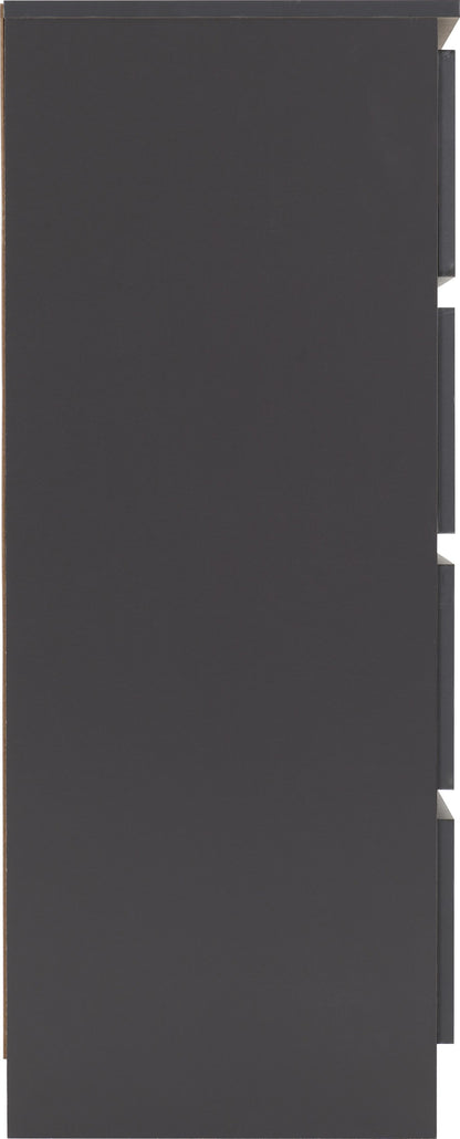 Malvern 4 Drawer Chest - Grey