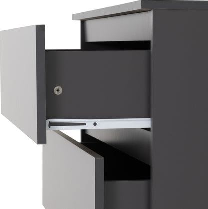Malvern 4 Drawer Chest - Grey