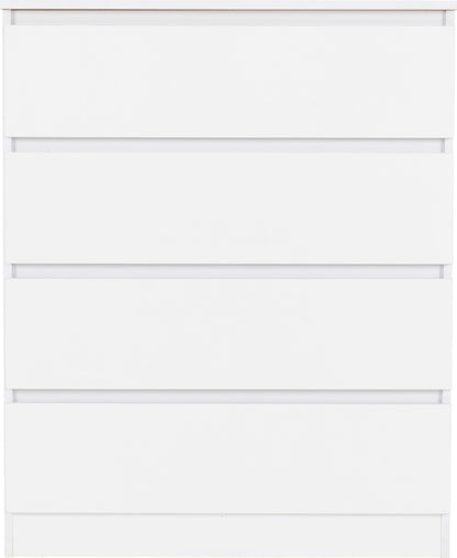 Malvern 4 Drawer Chest - White
