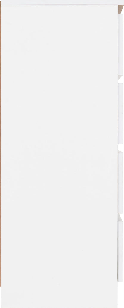 Malvern 4 Drawer Chest - White
