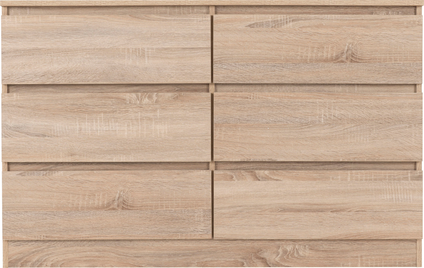 Malvern 6 Drawer Chest - Sonoma Oak Effect