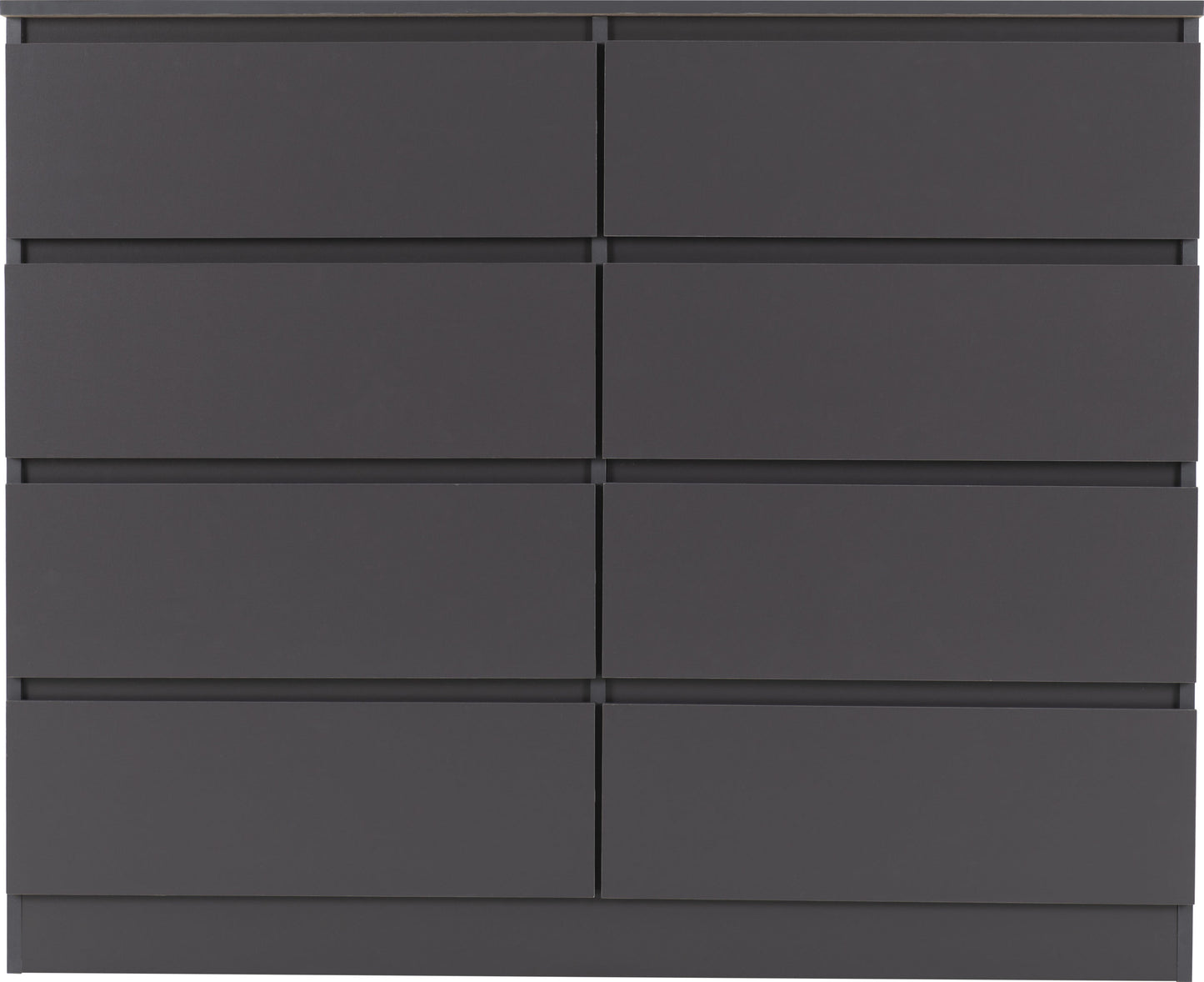 Malvern 8 Drawer Chest - Grey