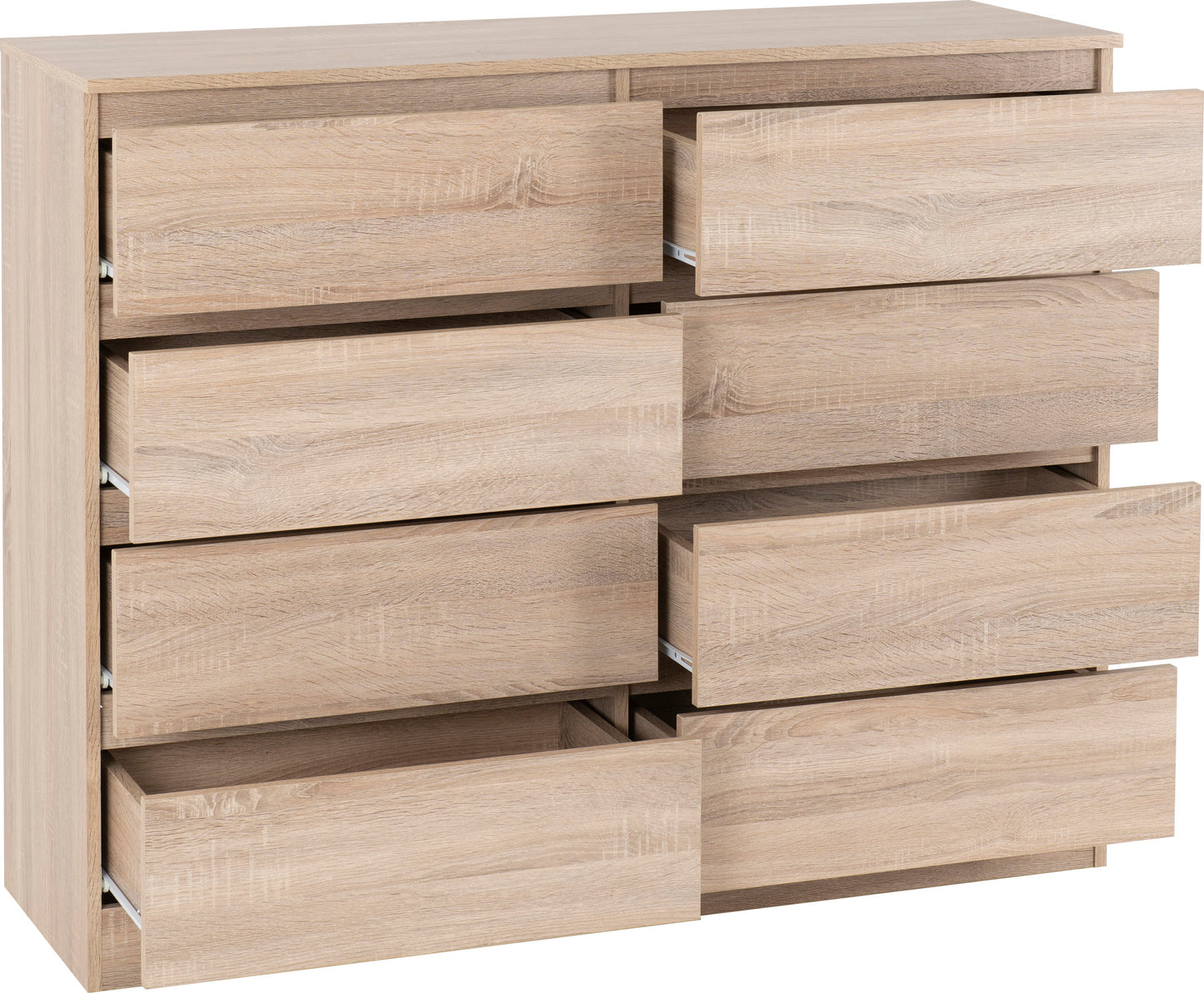 Malvern 8 Drawer Chest - Sonoma Oak Effect