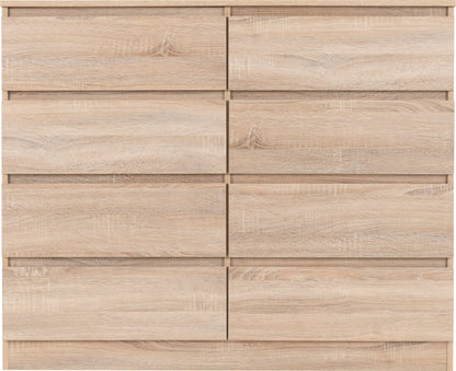 Malvern 8 Drawer Chest - Sonoma Oak Effect