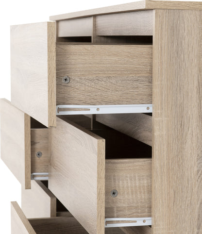 Malvern 8 Drawer Chest - Sonoma Oak Effect