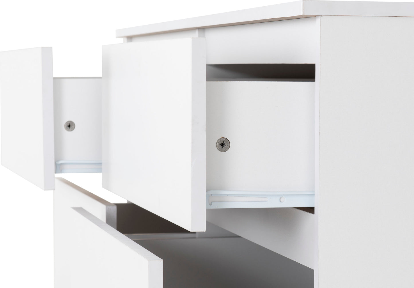 Malvern 8 Drawer Chest - White