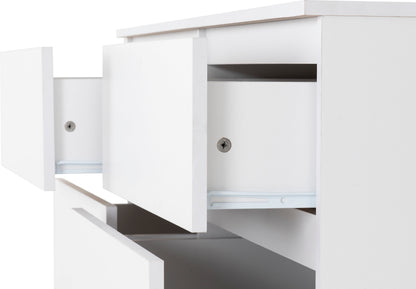 Malvern 8 Drawer Chest - White