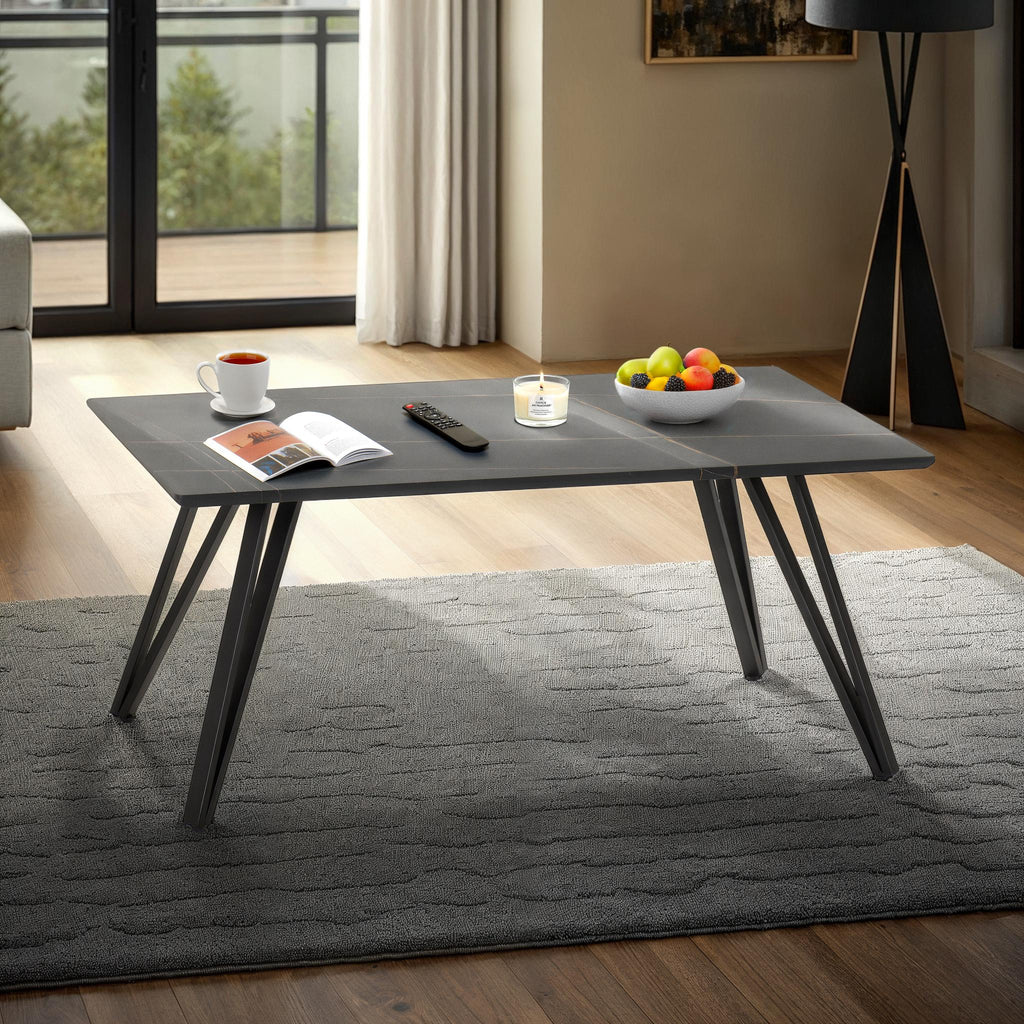 Marlow Coffee Table - Black Marble Effect