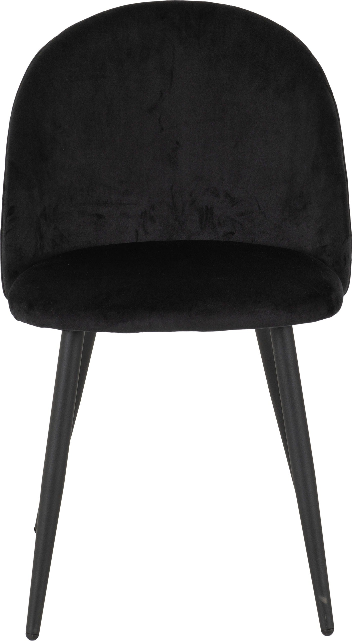 Marlow Dining Chair (X4 Per Box) - Black Velvet